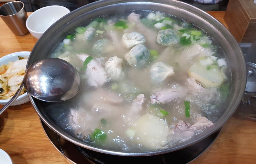 一隻雞刀切麵,韓國美食,韓食,一隻雞片