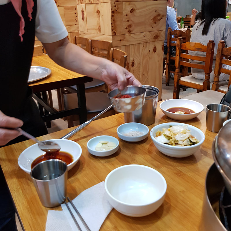 一隻雞刀切麵,韓國美食,韓食,一隻雞