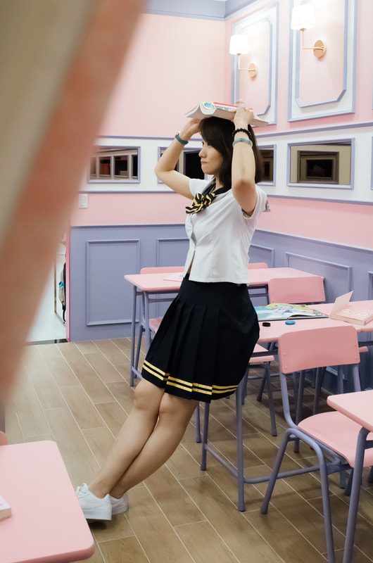 韓國高校制服外拍