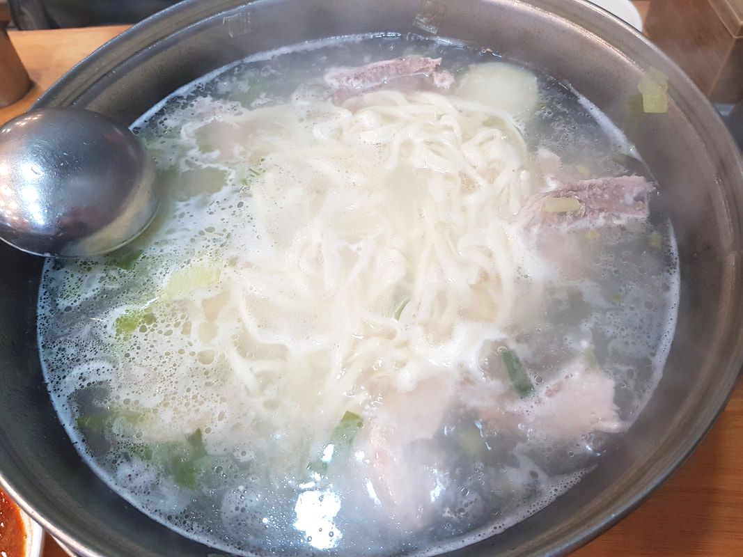 一隻雞刀切麵,韓國美食,韓食,一隻雞