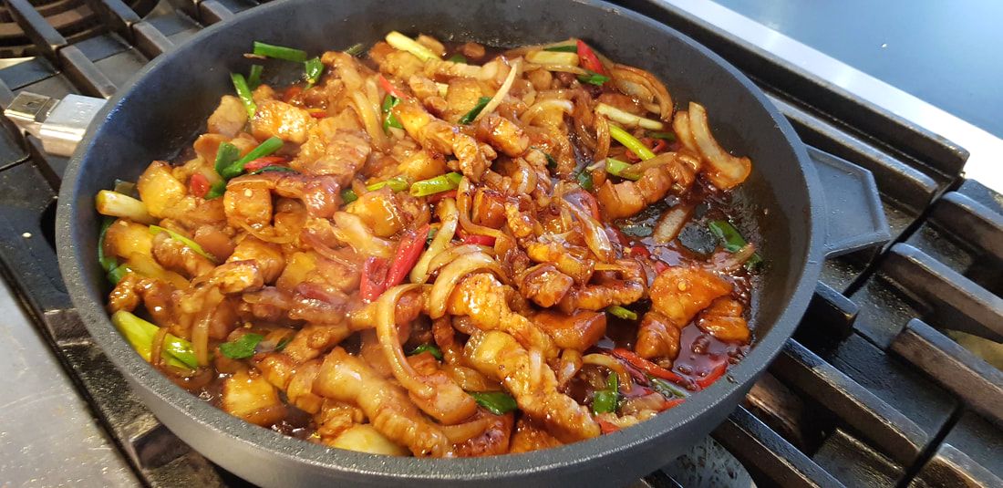 辣醬烤五花肉 고추장삽겹살구이